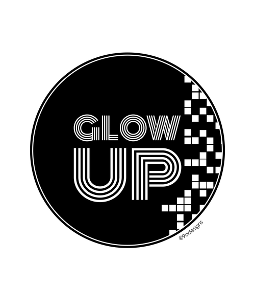 Glow up Unisex tee - 9 odesigns