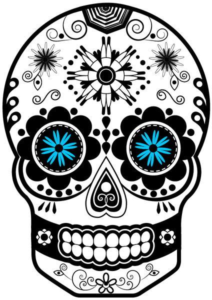 Special edition Unisex Sugar skull pocket tee - 9 odesigns