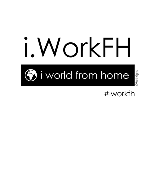i world from home Unisex tee - 9 odesigns