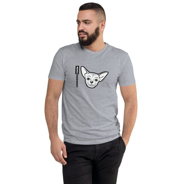 Chihuahua Charm men's fitted tee - 9 odesigns