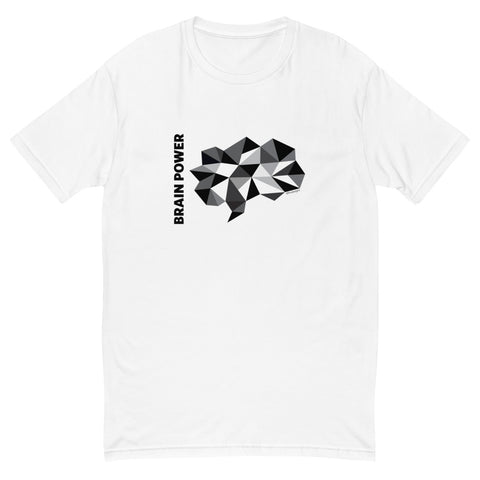 Brain power men's fitted tee - 9 odesigns