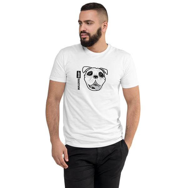 Bulldog Baby men's fitted tee - 9 odesigns
