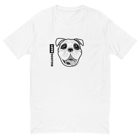 Bulldog Baby men's fitted tee - 9 odesigns