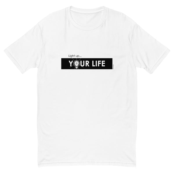 Light up your life men's fitted tee - 9 odesigns