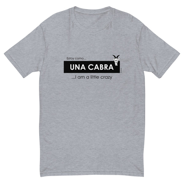 Estoy como una cabra, I am a little crazy men's fitted tee - 9 odesigns