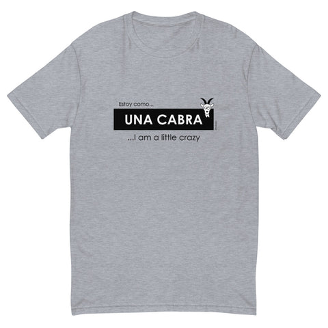 Estoy como una cabra, I am a little crazy men's fitted tee - 9 odesigns