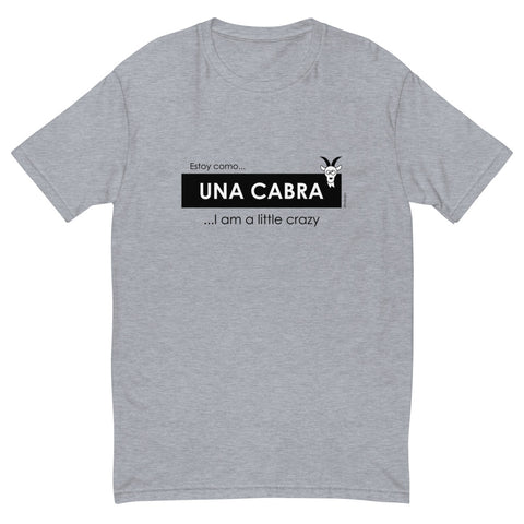 Estoy como una cabra, I am a little crazy men's fitted tee - 9 odesigns