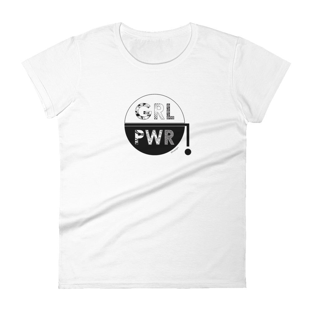 Grl Pwr women's fashion fit tee - 9 odesigns