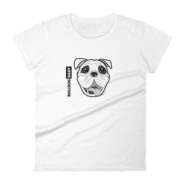 Bulldog Baby women's fashion fit tee - 9 odesigns