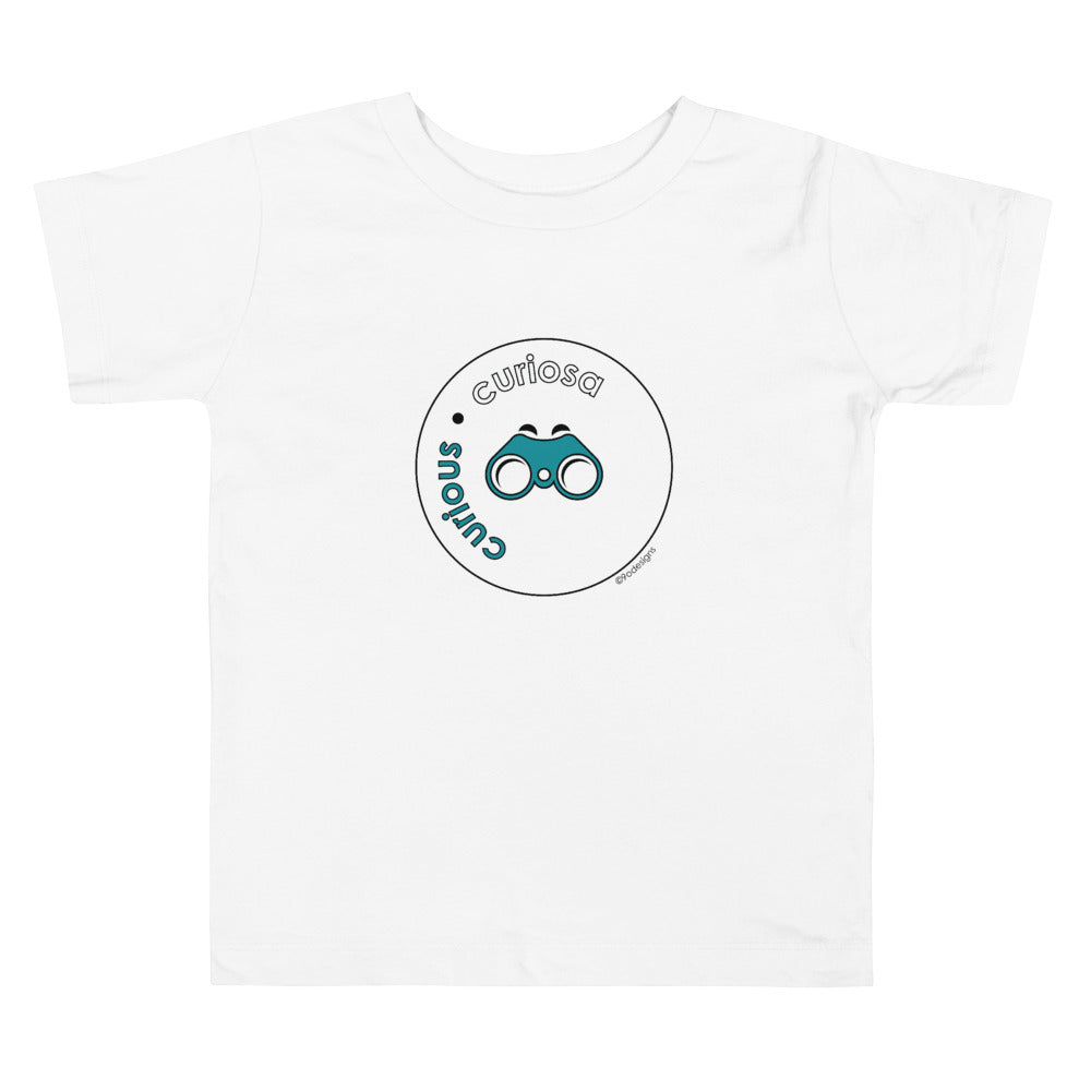 Curiosa – Curious (girl) toddler tee - 9 odesigns