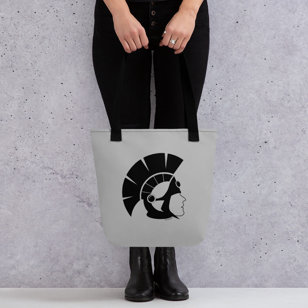 Warrior shoulder tote bag - 9 odesigns