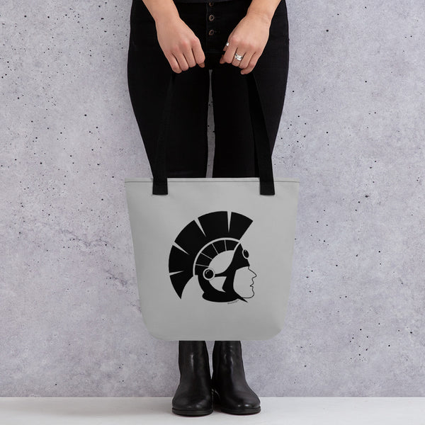 Warrior shoulder tote bag - 9 odesigns
