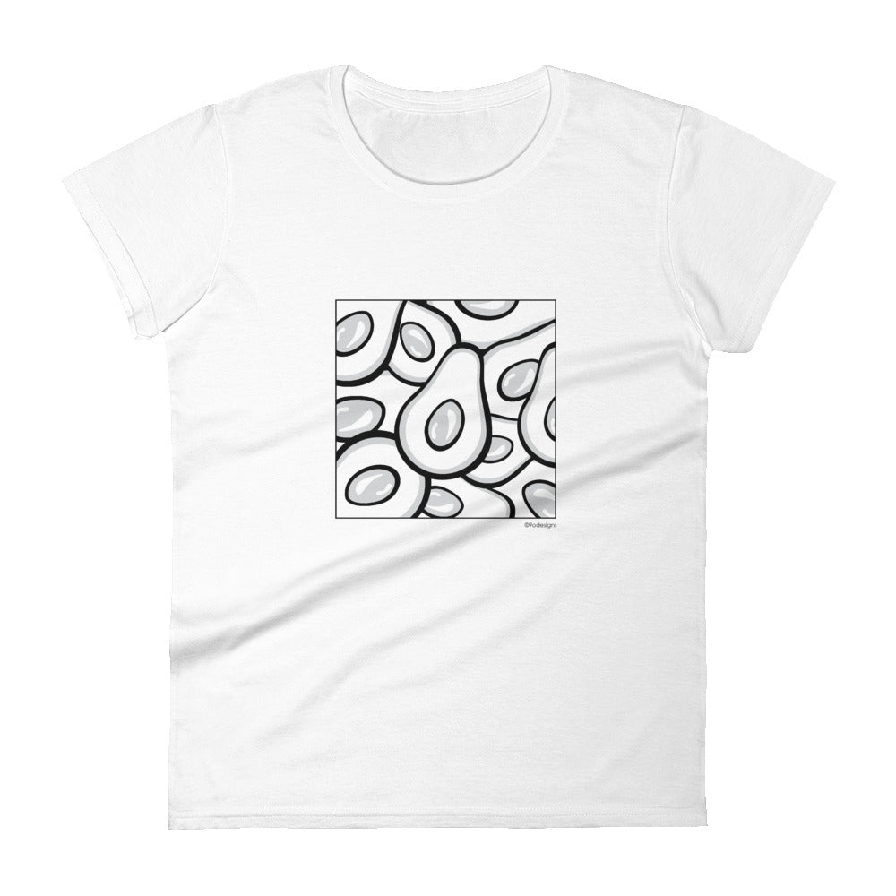 Avocado women's fashion fit tee - 9 odesigns