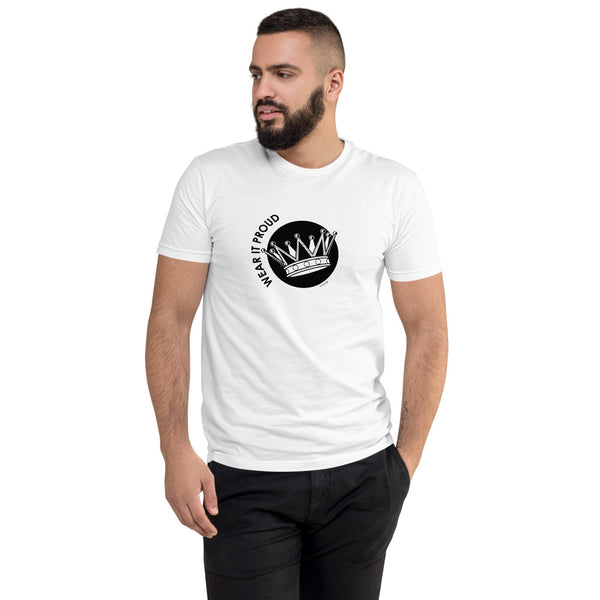 Wear it proud men's fitted tee - 9 odesigns