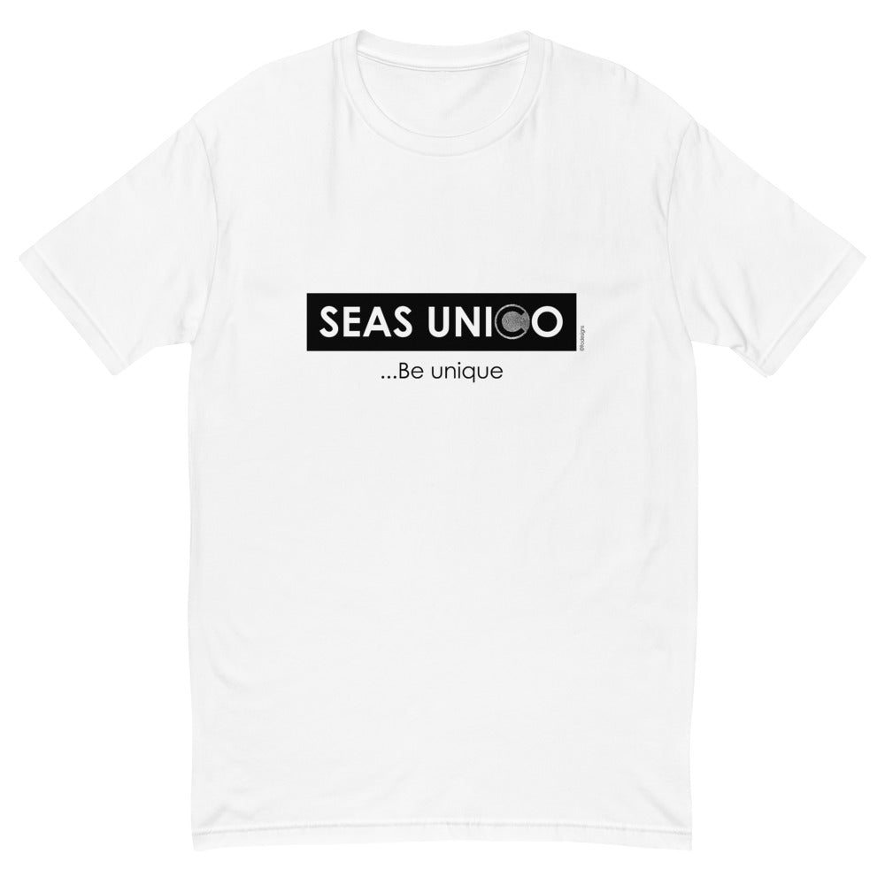Seas unico, Be unique men's fitted tee - 9 odesigns