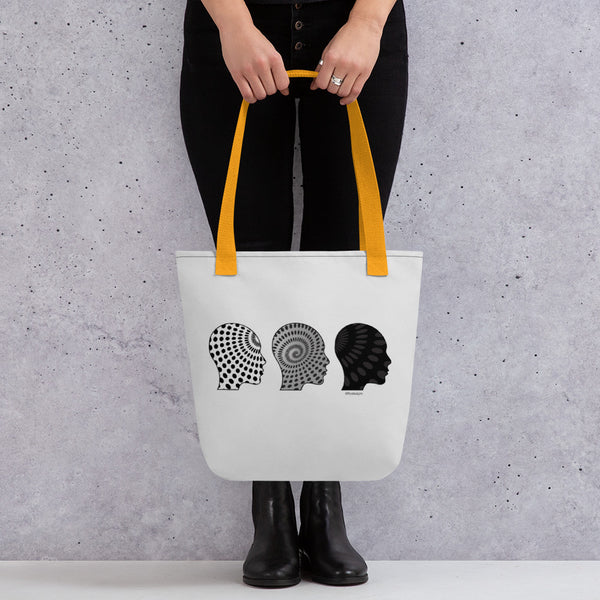 Equal rights light gray tote bag - 9 odesigns