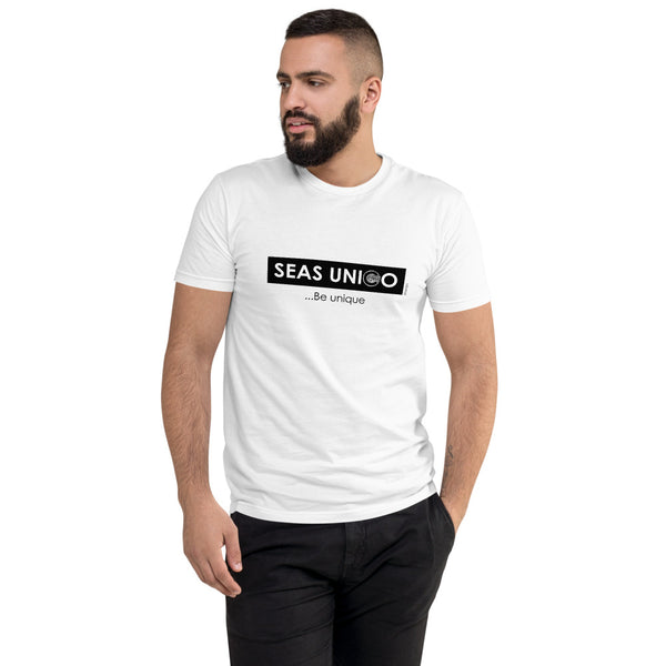 Seas unico, Be unique men's fitted tee - 9 odesigns