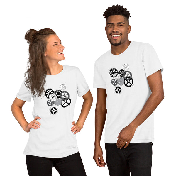 Gear Unisex tee - 9 odesigns