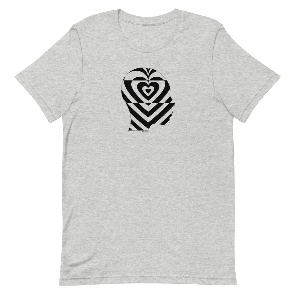 Profile human heart Unisex tee - 9 odesigns