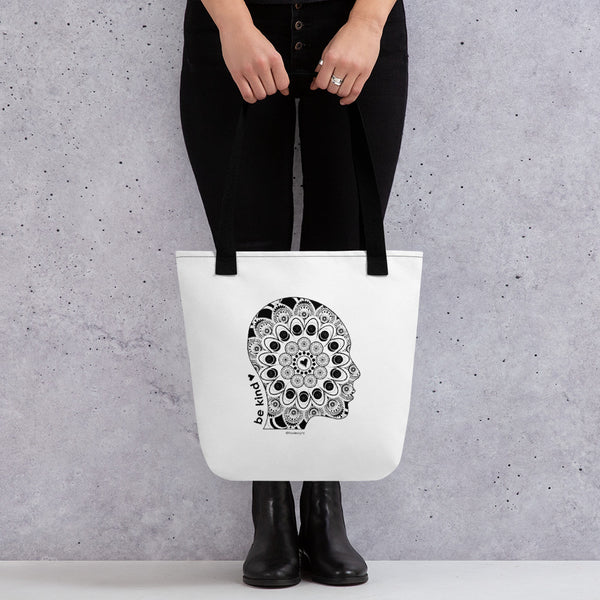 Be kind shoulder tote bag - 9 odesigns