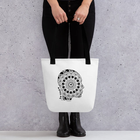 Be kind shoulder tote bag - 9 odesigns