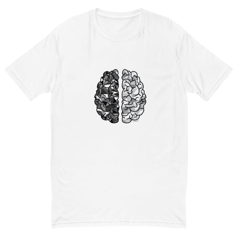 Brain men's fitted tee - 9 odesigns