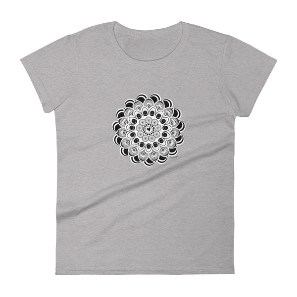 Mandala women's fashion fit tee - 9 odesigns