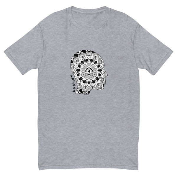 Be kind mandala men's fitted tee - 9 odesigns