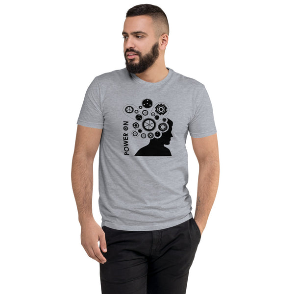 Power on men's fitted tee - 9 odesigns