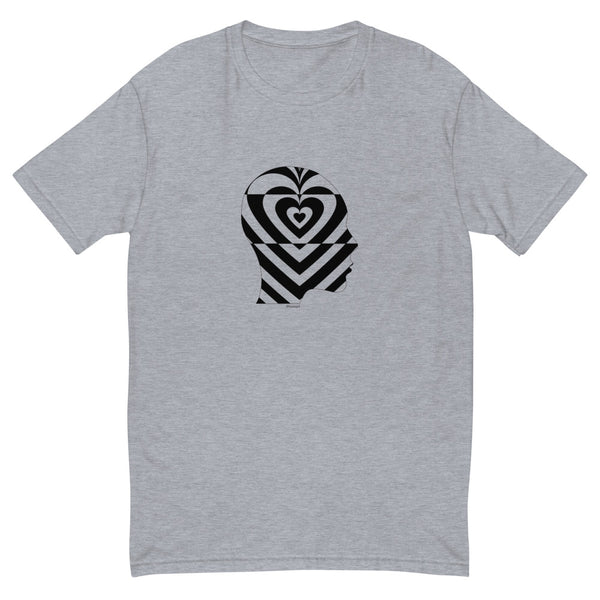 Profile human heart men's fitted tee - 9 odesigns