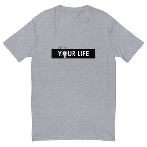 Light up your life men's fitted tee - 9 odesigns