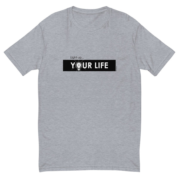 Light up your life men's fitted tee - 9 odesigns