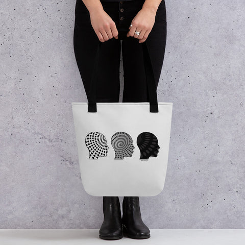 Equal rights light gray tote bag - 9 odesigns