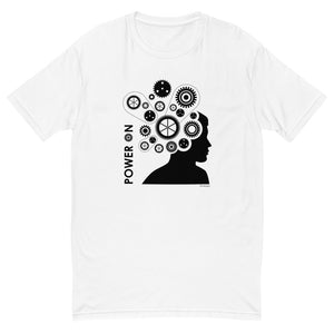Power on men's fitted tee - 9 odesigns