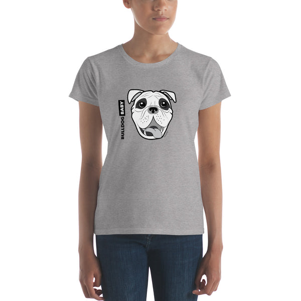 Bulldog Baby women's fashion fit tee - 9 odesigns