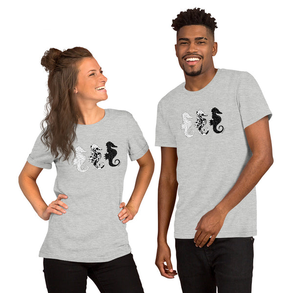 Seahorses Unisex tee - 9 odesigns