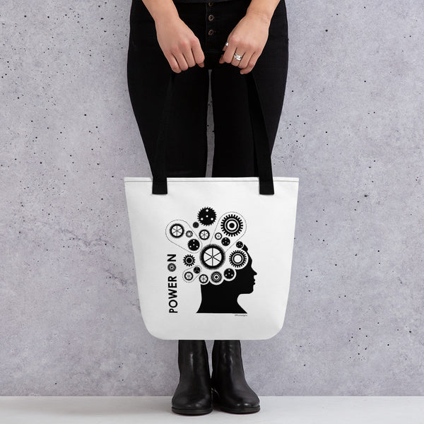 Power on shoulder tote bag - 9 odesigns