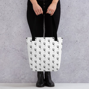 Wine around town shoulder tote bag - 9 odesigns