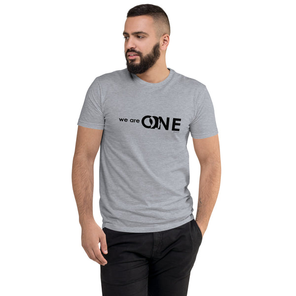 We are one men's fitted tee - 9 odesigns