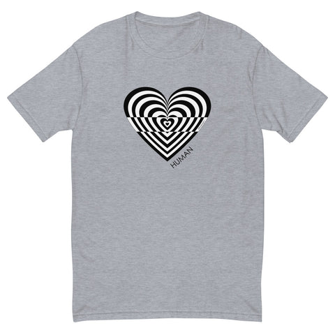 Human heart men's fitted tee - 9 odesigns