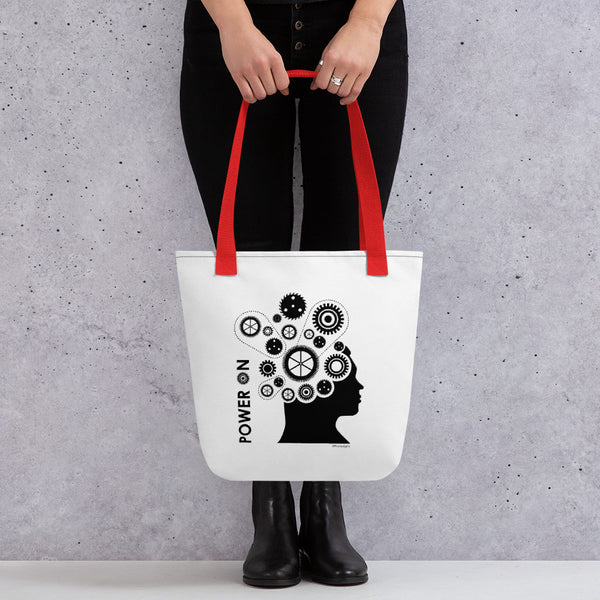 Power on shoulder tote bag - 9 odesigns