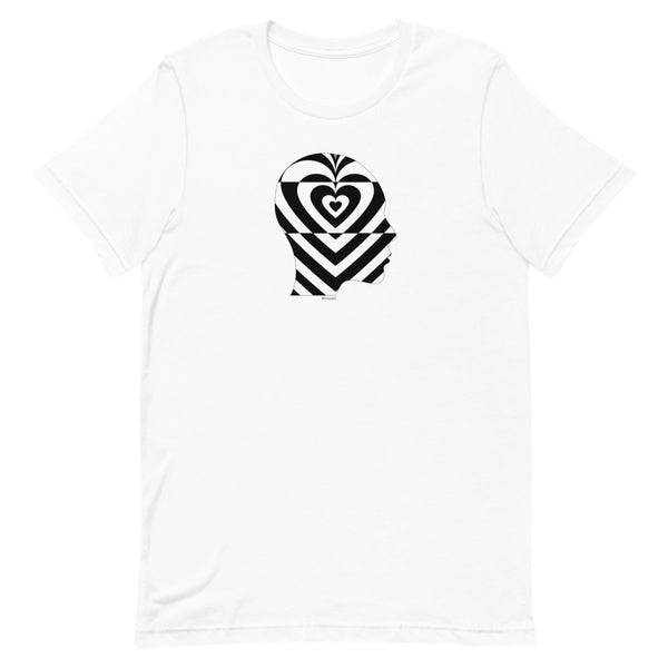 Profile human heart Unisex tee - 9 odesigns