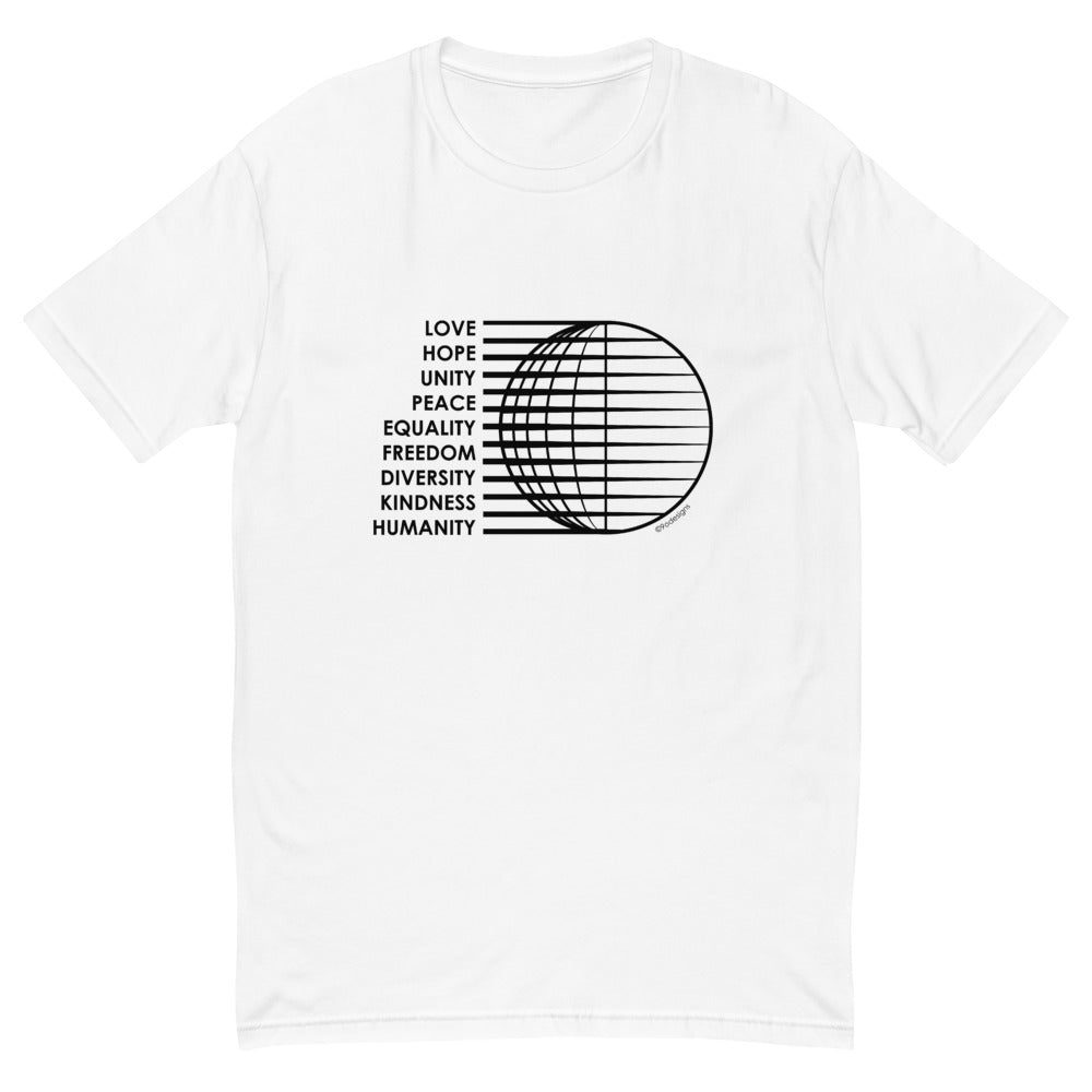 Humanity men's fitted tee - 9 odesigns