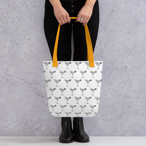 Martini Monday shoulder tote bag - 9 odesigns