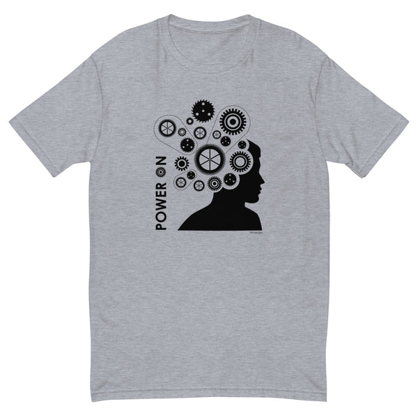 Power on men's fitted tee - 9 odesigns