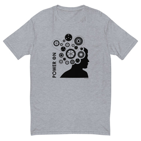 Power on men's fitted tee - 9 odesigns