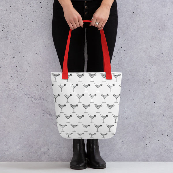 Martini Monday shoulder tote bag - 9 odesigns