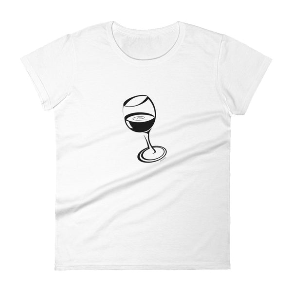 Wine women's fashion fit tee - 9 odesigns