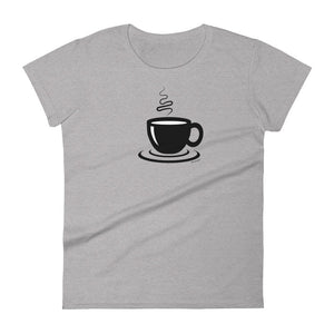 Coffee women's fashion fit tee - 9 odesigns