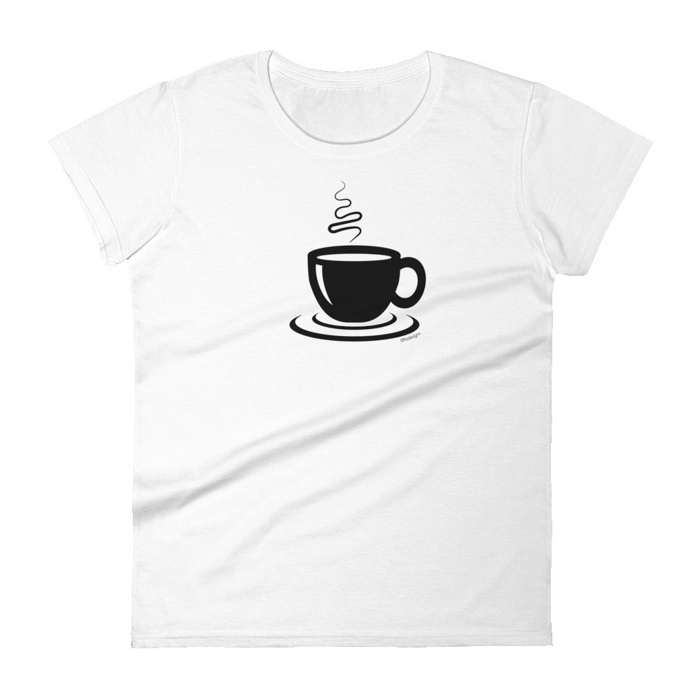 Coffee women's fashion fit tee - 9 odesigns